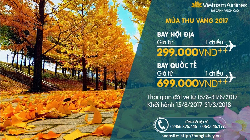 Vé máy bay Vietnam Airline giá rẻ