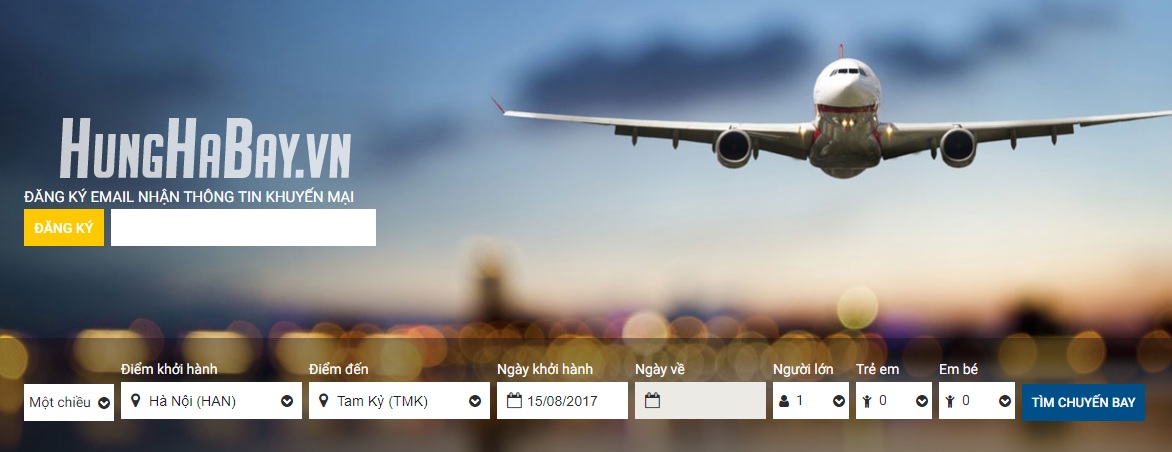 Đặt vé máy bay đi Tam Kỳ