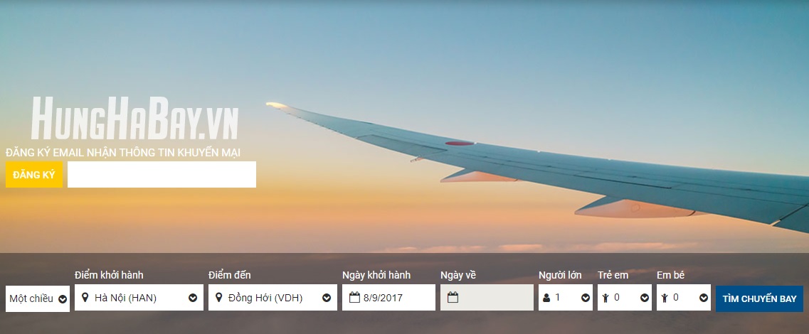 Đặt vé máy bay giá rẻ đi Đồng Hới