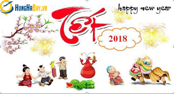 vé máy bay tết 2018