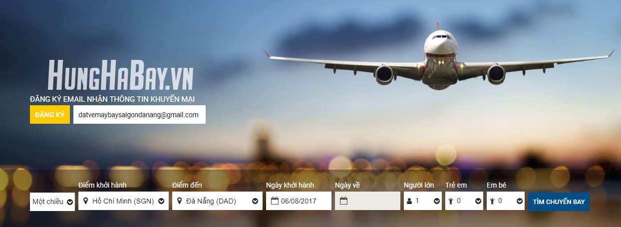 Đặt vé máy bay Sài Gòn Đà Nẵng
