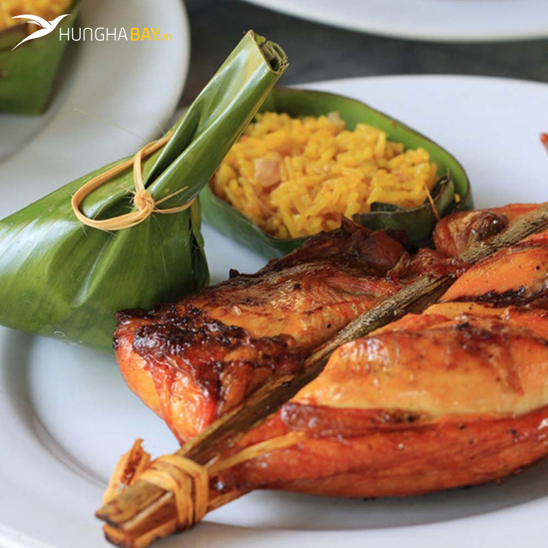 Gà nướng Savanakhet - Lào