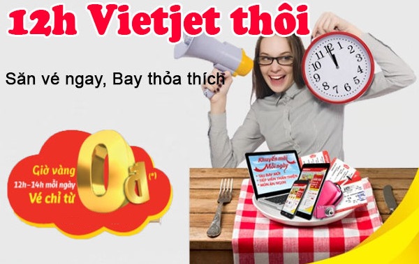 giá vé máy bay vietjet siêu khuyến mãi