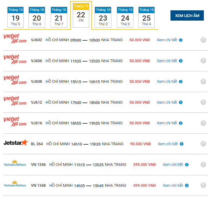 vé máy bay t.p hcm đi nha trang giá rẻ