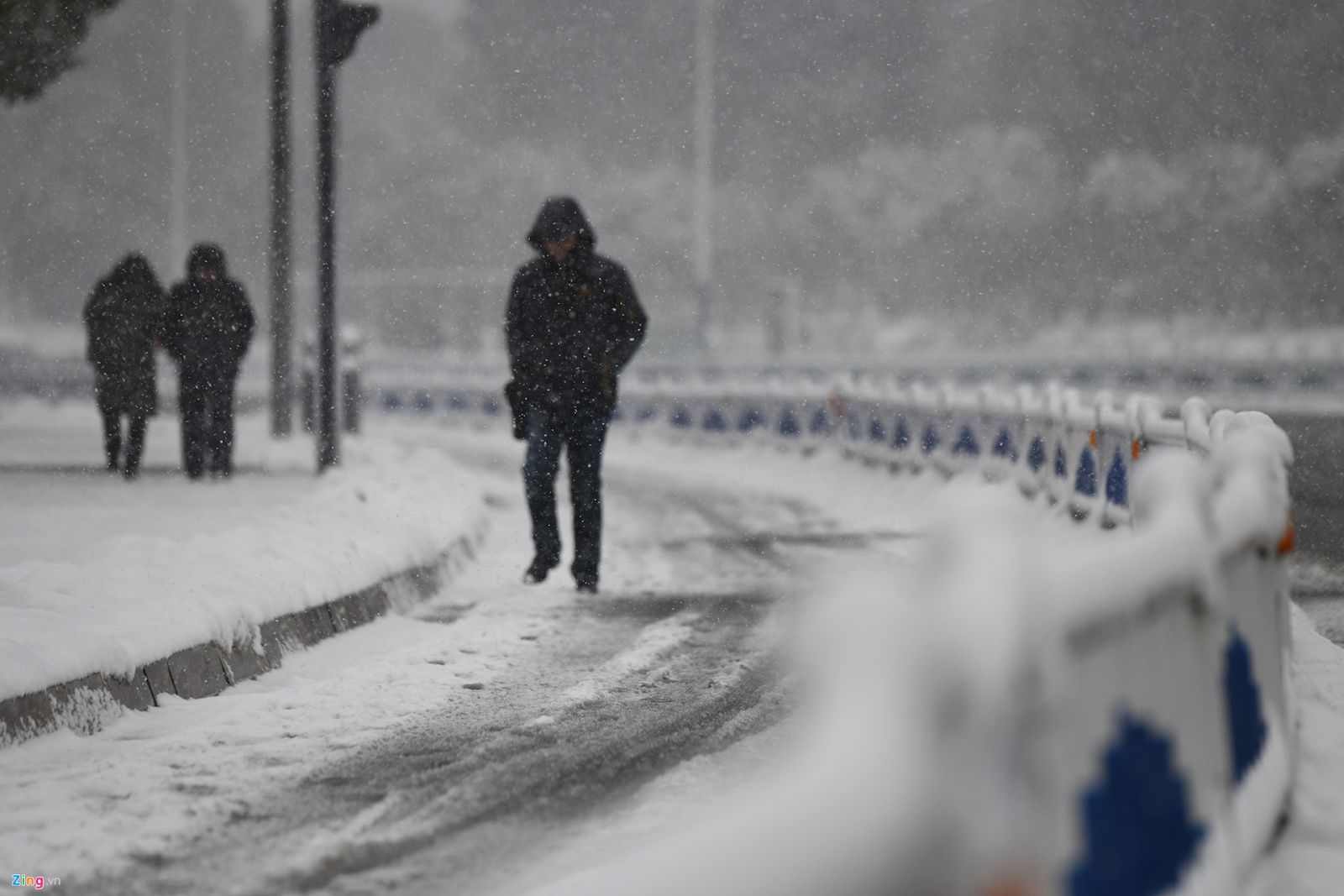 Thường Châu tuyết rơi trắng xóa