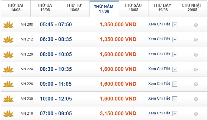 vé máy bay đi hà nội viet nam airline