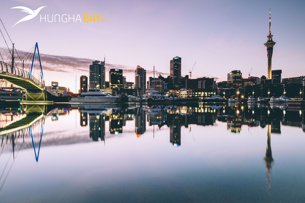 chặng bay từ Việt Nam đên Auckland - New Zealnad