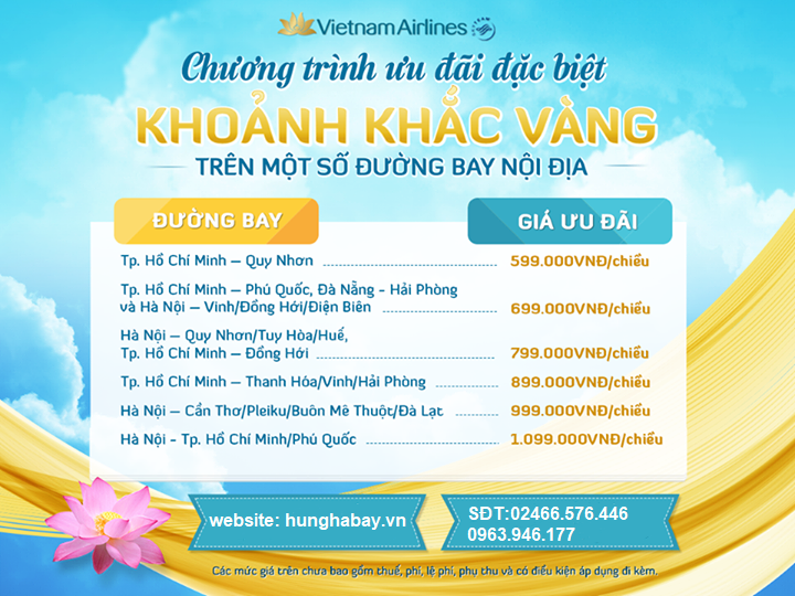 vé máy bay vietnam airlines