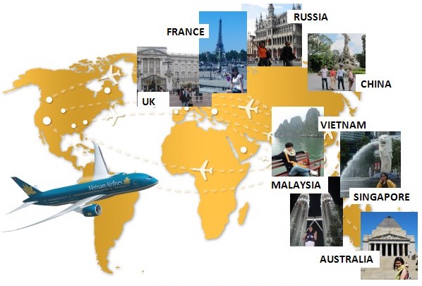 vé máy bay cho du học sinh